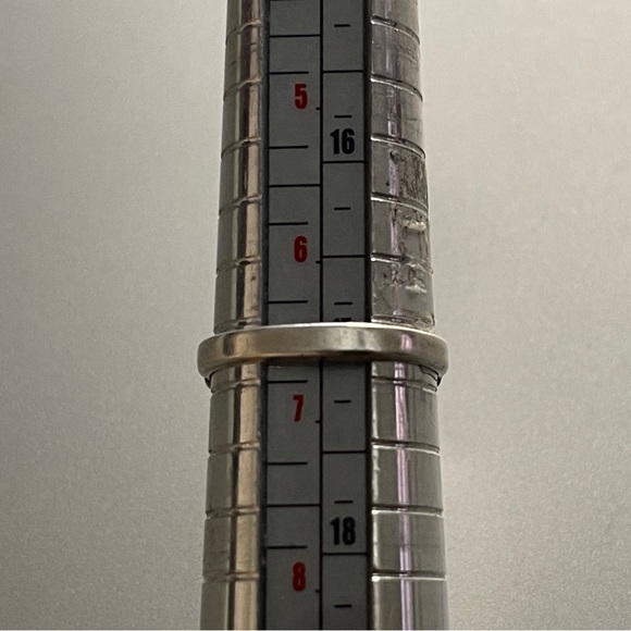 Vintage Turquoise Sterling Ring. - Picture 9 of 11